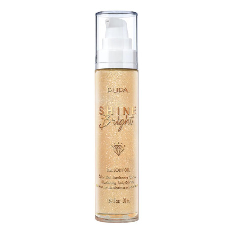 PUPA Shine Bright Gel Body Oil - Leuchtendes Gel-Körperöl